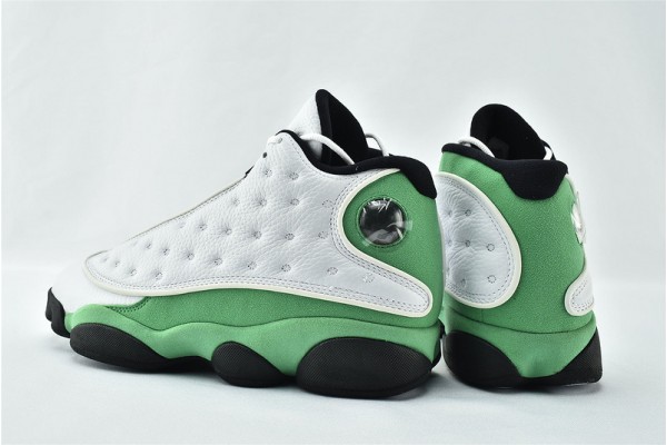 Air Jordan 13 Retro White Lucky Green 414571 113 Womens And Mens Shoes